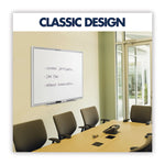 Classic Series Nano-Clean Dry Erase Board, 24" x 18", White Surface, Black Aluminum Frame