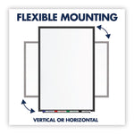 Classic Series Nano-Clean Dry Erase Board, 60" x 36", White Surface, Satin Aluminum Frame