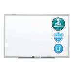 Classic Series Nano-Clean Dry Erase Board, 24" x 18", White Surface, Satin Aluminum Frame