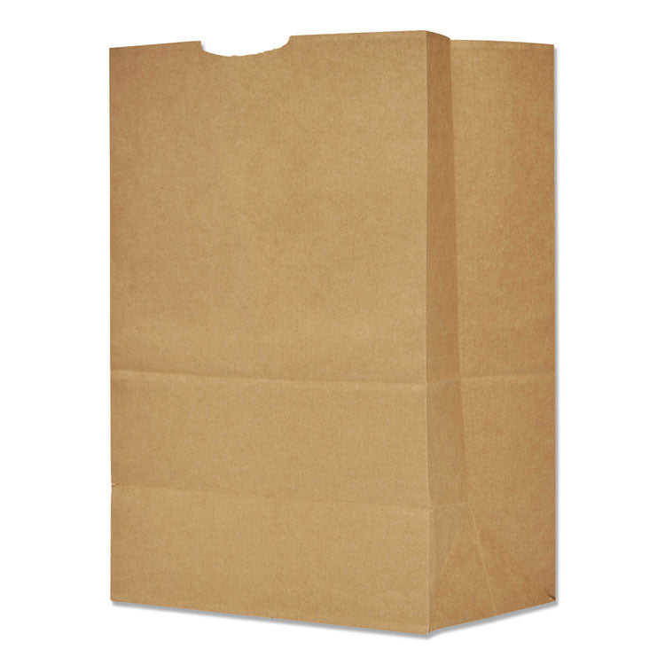 Grocery Paper Bags, 1/6 BBL Size, Extra Heavy-Duty, 75# Basis Weight, 12" x 7" x 17", Kraft, 400/Bundle