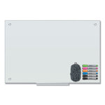 Magnetic Glass Dry Erase Board Value Pack, 36" x 24" (Actual Size: 35" x 23"), Frosted White Surface