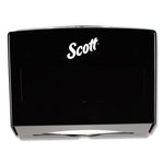 Scottfold Folded Towel Dispenser, 10.75 X 4.75 X 9, Black