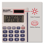 El-243sb Solar Pocket Calculator, 8-Digit Lcd