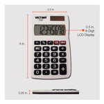 700 Pocket Calculator, 8-Digit Lcd