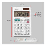El-377wb Large Pocket Calculator, 10-Digit Lcd