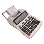 1208-2 Two-Color Compact Printing Calculator, Black/red Print, 2.3 Lines/sec