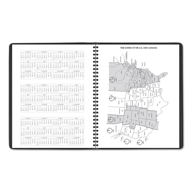 Monthly Planner, 11 x 9, Navy Cover, 15-Month: Jan 2025 to Mar 2026