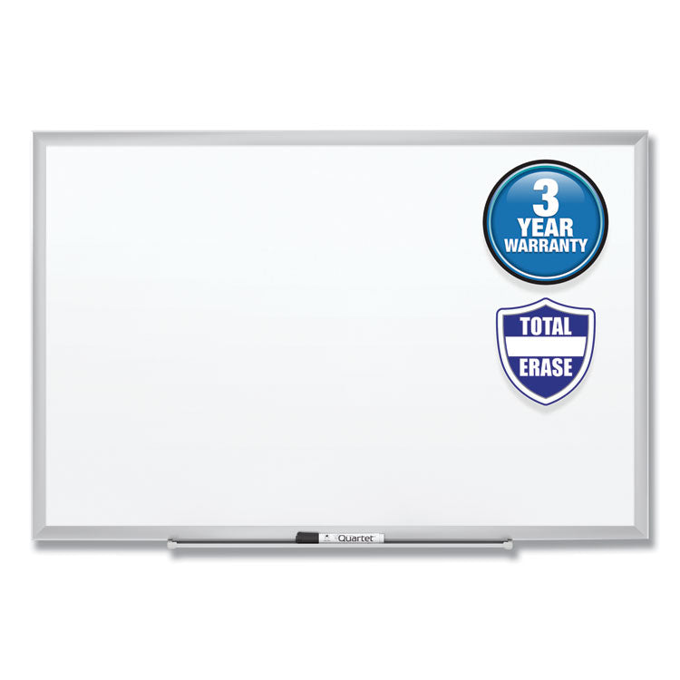 Classic Series Total Erase Dry Erase Boards, 72" x 48", White Surface, Anodized Aluminum Frame