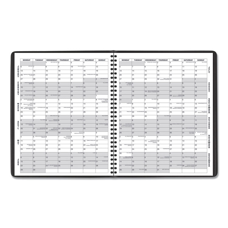 Monthly Planner, 11 x 9, Navy Cover, 15-Month: Jan 2025 to Mar 2026