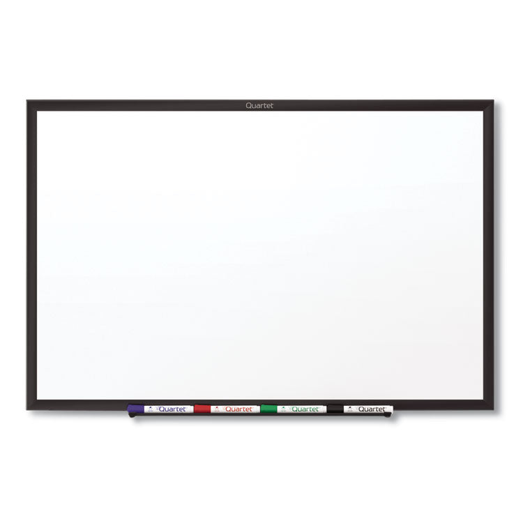 Classic Series Total Erase Dry Erase Boards, 60" x 36", White Surface, Black Aluminum Frame