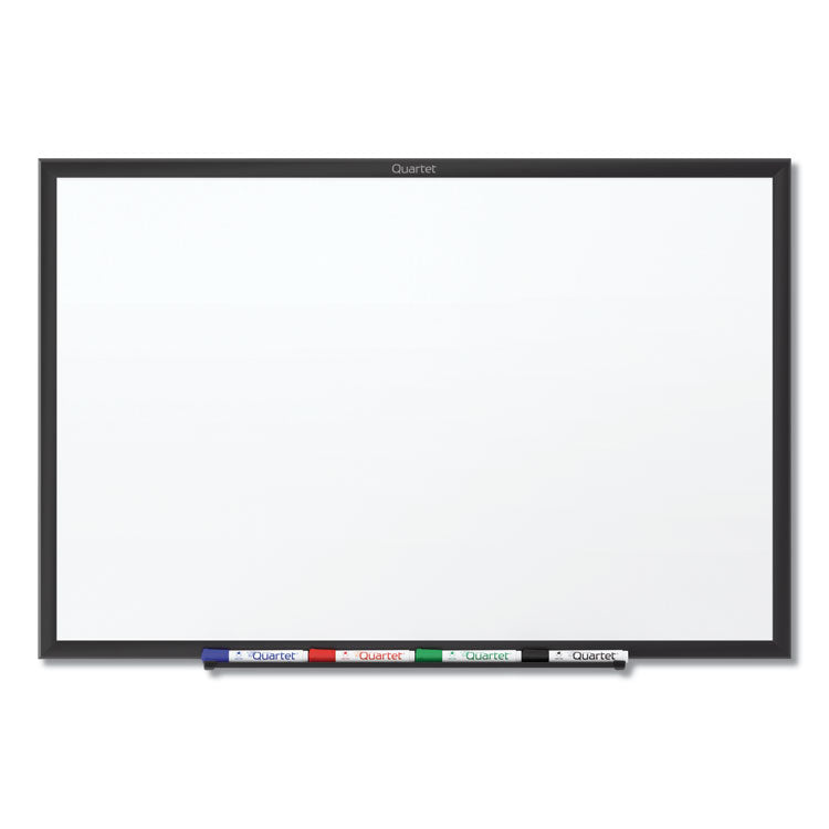 Classic Series Total Erase Dry Erase Boards, 72" x 48", White Surface, Black Aluminum Frame