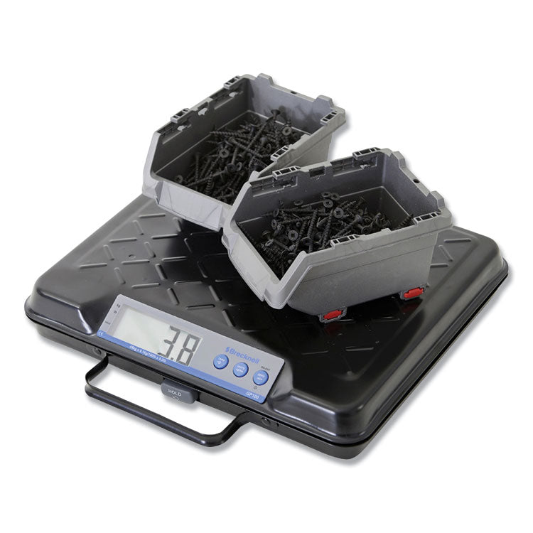 Portable Electronic Utility Bench Scale, 100 lb Capacity, 12.5 x 10.95 x 2.2  Platform
