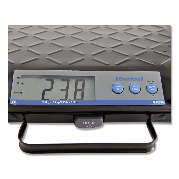 Portable Electronic Utility Bench Scale, 250 lb Capacity, 12.5 x 10.95 x 2.2  Platform