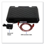 Portable Electronic Utility Bench Scale, 250 lb Capacity, 12.5 x 10.95 x 2.2  Platform