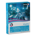 Vitality Multipurpose Print Paper, 92 Bright, 20 lb Bond Weight, 8.5 x 11, White, 500/Ream