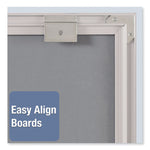 Matrix Magnetic Boards, 23" x 23", White Surface, Satin Aluminum Frame