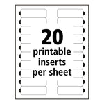 The Mighty Badge Name Badge Holder Kit, Horizontal, 3 x 1, Laser, Silver, 10 Holders and 80 Inserts/Kit