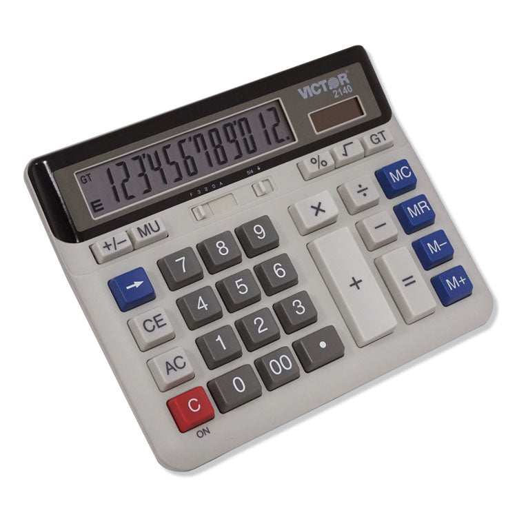 2140 Desktop Business Calculator, 12-Digit Lcd
