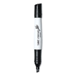 Intensity Low Odor Chisel Tip Dry Erase Marker, Broad Chisel Tip, Black, Dozen