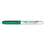 Intensity Low Odor Fine Point Dry Erase Marker, Fine Bullet Tip, Green, Dozen