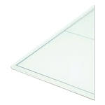 Floating Glass Dry Erase Calendar, Monthly Planning/Scheduling, 48" x 36" (Actual Size: 47" x 35"), White Surface