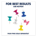 Classic Series Cork Bulletin Board, 36" x 24", Tan Surface, Black Aluminum Frame