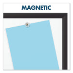 Classic Series Porcelain Magnetic Dry Erase Board, 96" x 48", White Surface, Black Aluminum Frame