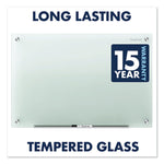 Infinity Glass Marker Board, 24" x 18", Frost Surface