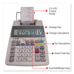 El-1750v Two-Color Printing Calculator, Black/red Print, 2 Lines/sec