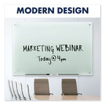 Infinity Glass Marker Board, 72" x 48", Frost Surface