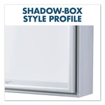 Fusion Nano-Clean Magnetic Whiteboard, 48" x 36", White Surface, Satin Aluminum Frame