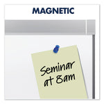 Prestige 2 DuraMax Magnetic Porcelain, 48" x 36", White Surface, Silver Aluminum/Plastic Frame