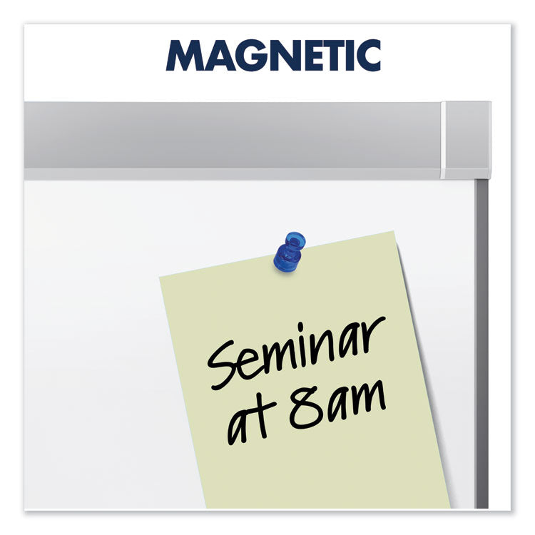 Prestige 2 DuraMax Magnetic Porcelain, 48" x 36", White Surface, Silver Aluminum/Plastic Frame