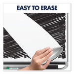 Prestige 2 DuraMax Magnetic Porcelain, 72" x 48", White Surface, Graphite Gray Fiberboard/Plastic Frame