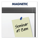 Prestige 2 DuraMax Magnetic Porcelain, 96" x 48", White Surface, Graphite Gray Fiberboard/Plastic Frame