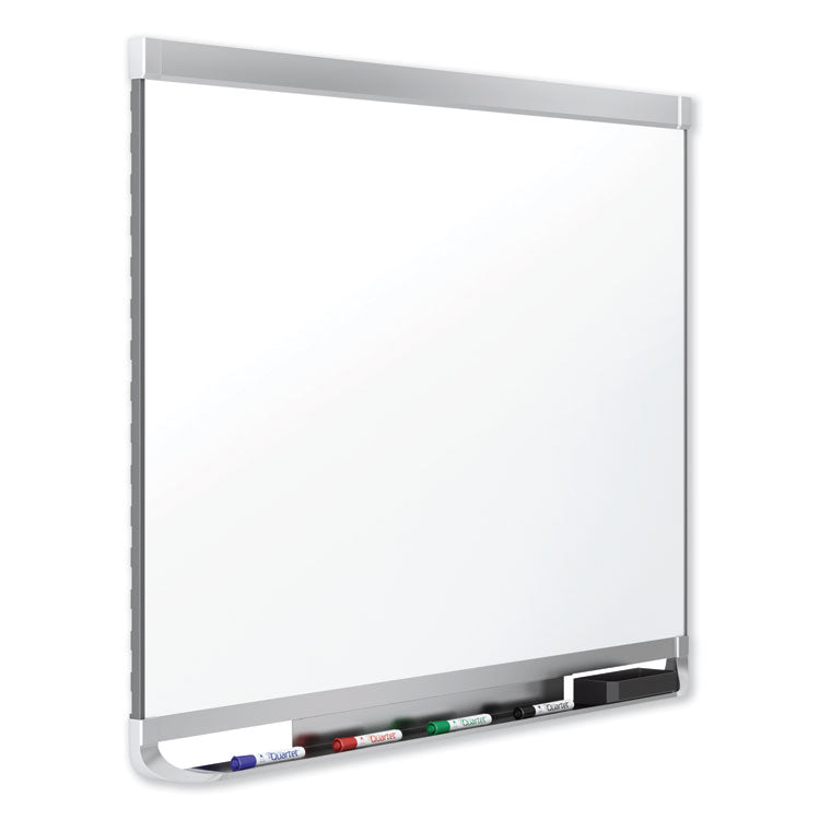 Prestige 2 DuraMax Magnetic Porcelain, 48" x 36", White Surface, Silver Aluminum/Plastic Frame