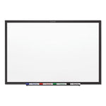 Classic Series Nano-Clean Dry Erase Board, 48" x 36", White Surface, Black Aluminum Frame