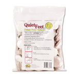 Quiet Feet Deluxe Noise Reducers, 1.25" Dia, Circular, Beige, 100/pack