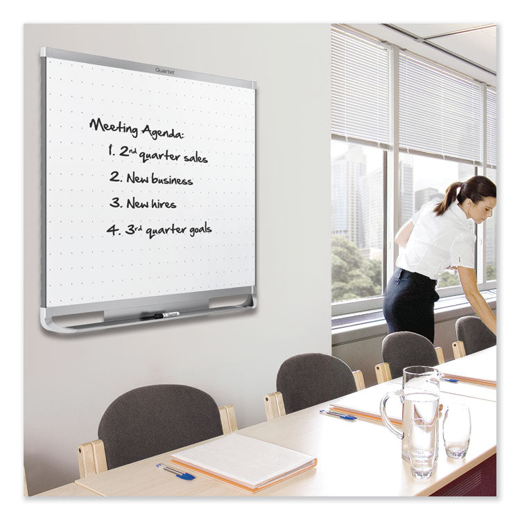 Prestige 2 Total Erase Whiteboard, 48" x 36", White Surface, Silver Aluminum/Plastic Frame