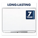 Prestige 2 Total Erase Whiteboard, 48" x 36", White Surface, Silver Aluminum/Plastic Frame