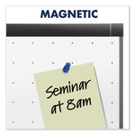 Prestige 2 Magnetic Total Erase Whiteboard, 48" x 36", White Surface, Black Aluminum/Plastic Frame
