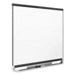Prestige 2 Magnetic Total Erase Whiteboard, 96" x 48", White Surface, Black Aluminum/Plastic Frame