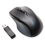 Pro Fit Full-Size Wireless Mouse, 2.4 Ghz Frequency/30 Ft Wireless Range, Right Hand Use, Black