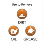 FAST TOWELS Hand Cleaning Towels, 9 x 10, Fresh Citrus, Blue, 225/Bucket, 2 Buckets/Carton