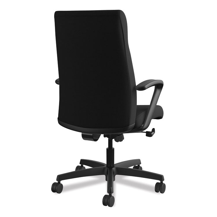 Ignition Series Executive High-Back Chair, Supports Up To 300 Lb, 17" To 21" Seat Height, Black