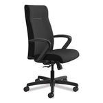 Ignition Series Executive High-Back Chair, Supports Up To 300 Lb, 17" To 21" Seat Height, Black