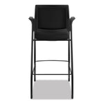 Ignition 2.0 Ilira-Stretch Mesh Back Cafe Height Stool, Supports Up to 300 lb, 31" High Seat, Black Seat/Back, Black Base