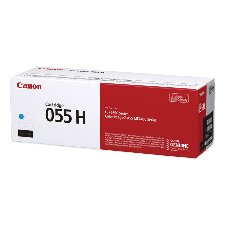 3019c001 (055h) High-Yield Toner, 5,900 Page-Yield, Cyan