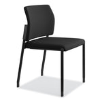 Accommodate Series Guest Chair, Fabric Upholstery, 23.25" x 22.25" x 32", Black Seat/Back, Black Base, 2/Carton