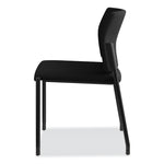 Accommodate Series Guest Chair, Fabric Upholstery, 23.25" x 22.25" x 32", Black Seat/Back, Black Base, 2/Carton